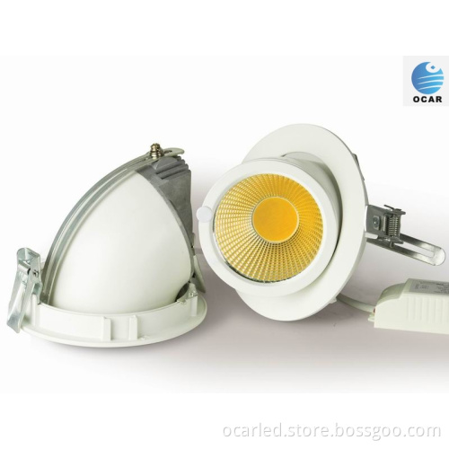 Rotatable led downlight 10W 15W 26W IP65 COB downlight made in china